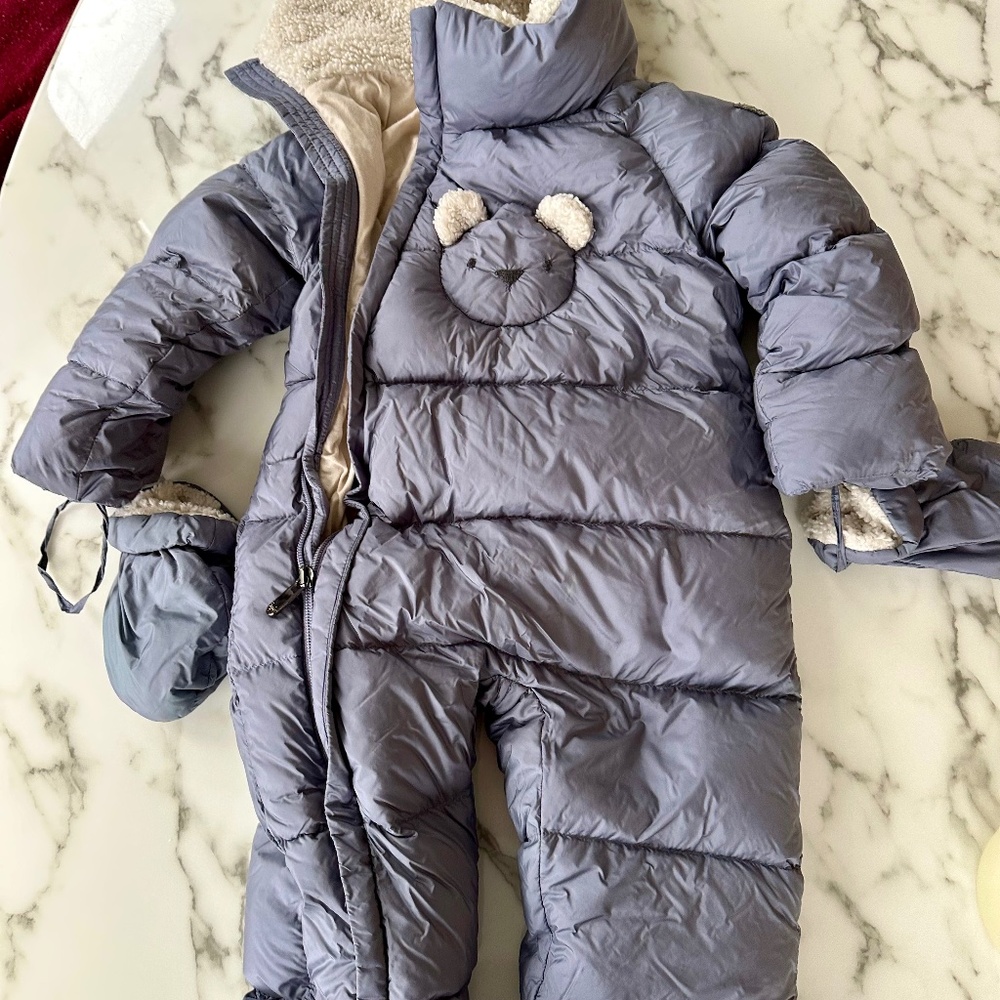 Il Gufo teddy bear-detailed snowsuit set